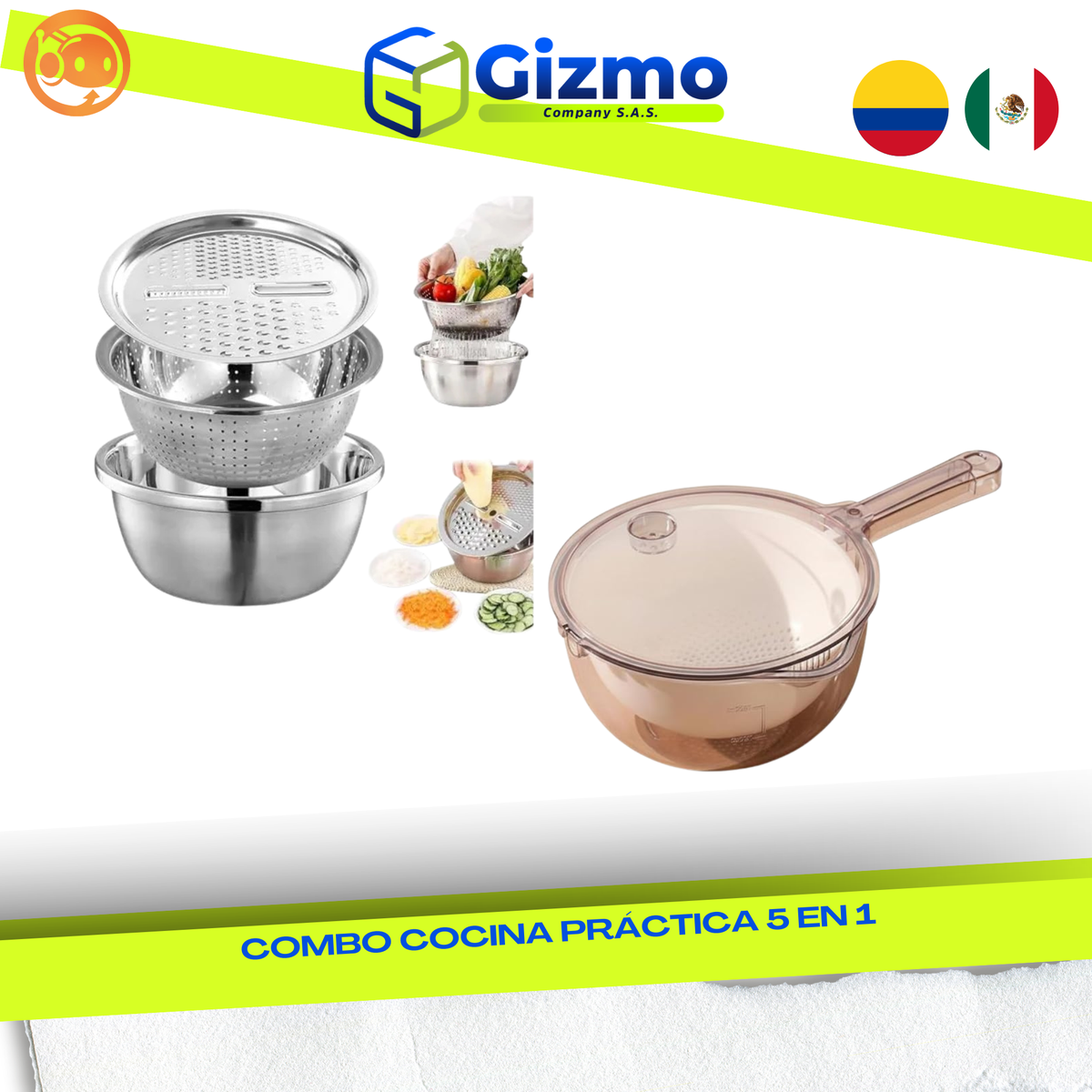 Combo Cocina Práctica 5 en 1